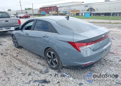 2023 Hyundai Elantra Hybrid Limited from USA, damaged, VIN KMHLN4AJ3PU045381